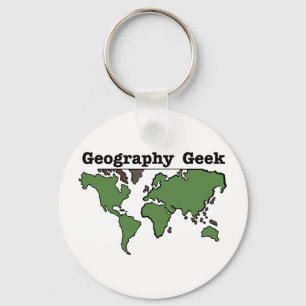Chaveiro Geek da geografia