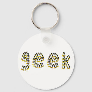 Chaveiro Geek de Linux Tux