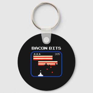 Chaveiro Geek do Jogador de Vídeo de 8 bits Con Engraçado N