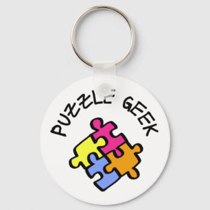 Chaveiro Geek quebra-cabeça