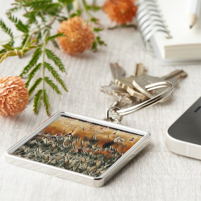 Chaveiro Geese e Duck Roam Art (Lateral)