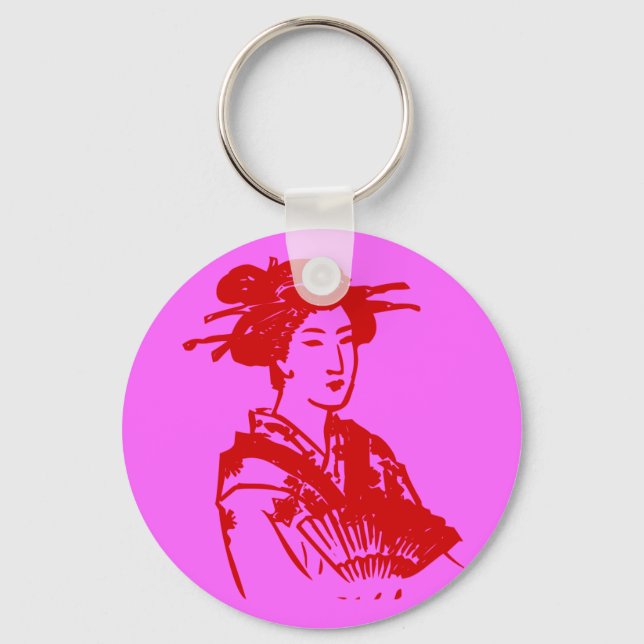 Chaveiro Geisha (Frente)