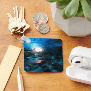 Chaveiro Gelo e neve Mendenhall Glacier, Juneau, Alasca