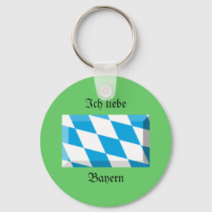 Chaveiro Gema da bandeira de Baviera
