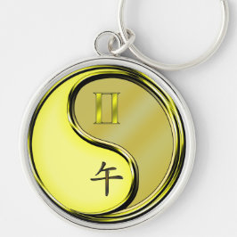 Chaveiro Gemini e Cavalo Metálico