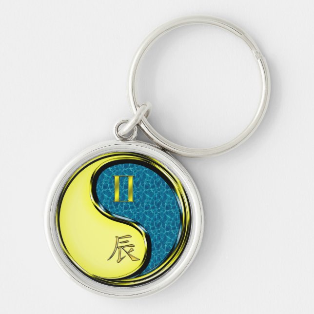 Chaveiro Gemini & Water Dragon (Frente)