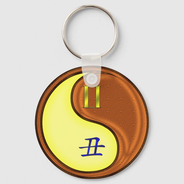 Chaveiro Gemini & Wood Ox (Frente)