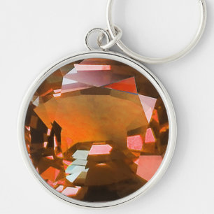 Chaveiro Gemstone Laranja
