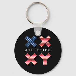 Chaveiro Gênero Engraçado Genética Bandeira Americana Xx Xy