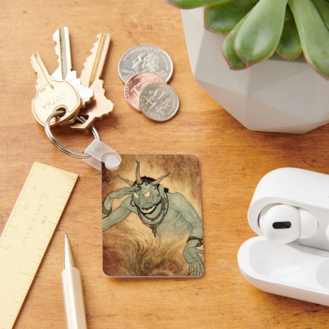 Chaveiro Genie das Noites Árabes por Edmund Dulac (Mesa)