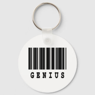 Chaveiro genius barcode design
