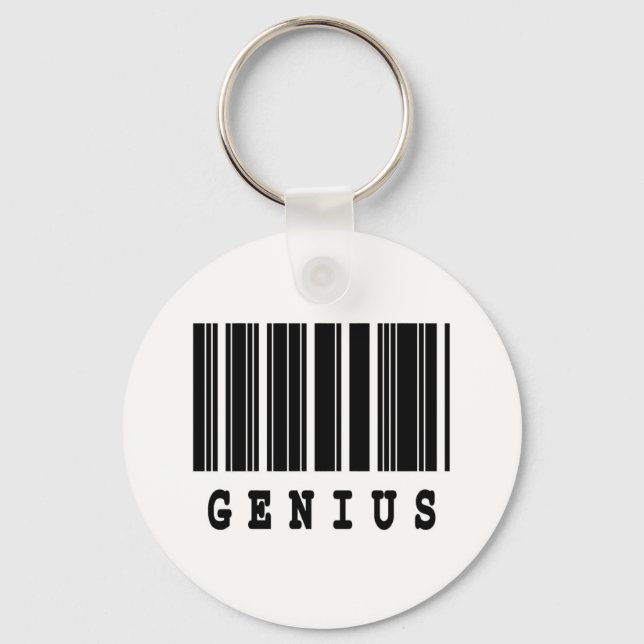 Chaveiro genius barcode design (Frente)