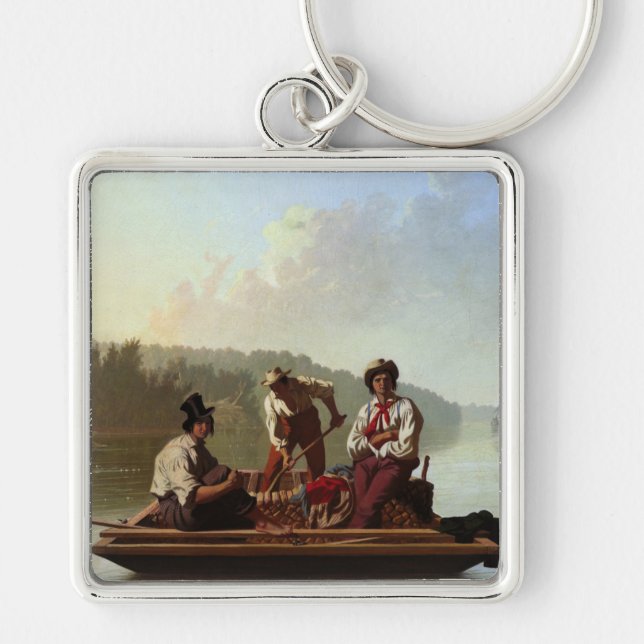 Chaveiro George Caleb Bingham Boatmen no Missouri (Frente)