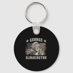 Chaveiro George Sloshington, 4º Do Partido De Julho Washing