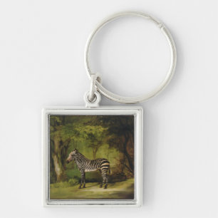 Chaveiro George Stubbs uma zebra, 1763 (óleo em canvas)