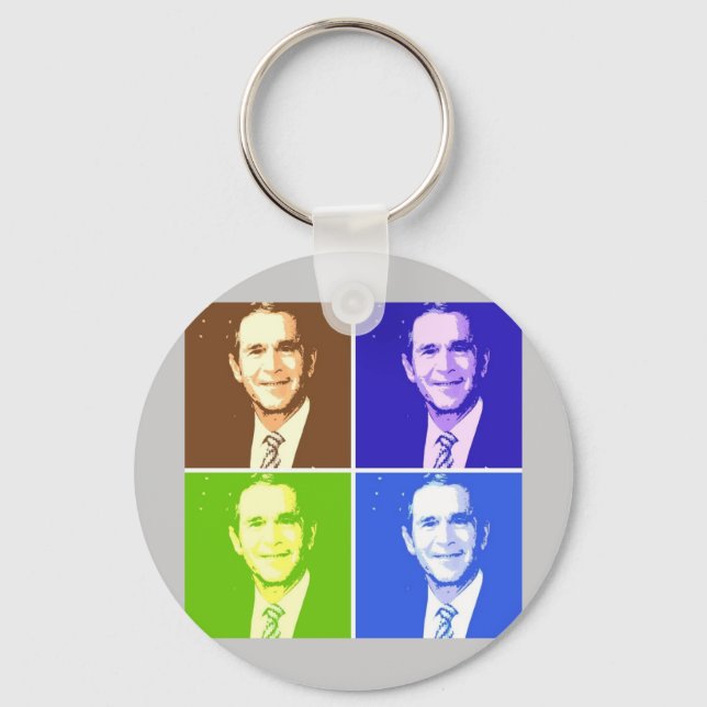Chaveiro George W Bush Pop Art (Frente)