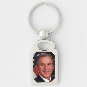 Chaveiro George W Bush Presidente da Casa Branca Retrato