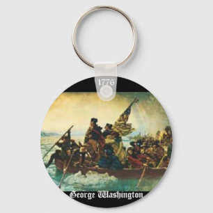 Chaveiro George Washington atravessando o rio Delaware