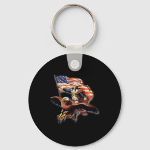 Chaveiro George Washington Dirigindo Uma Águia Pálida Wo Pa