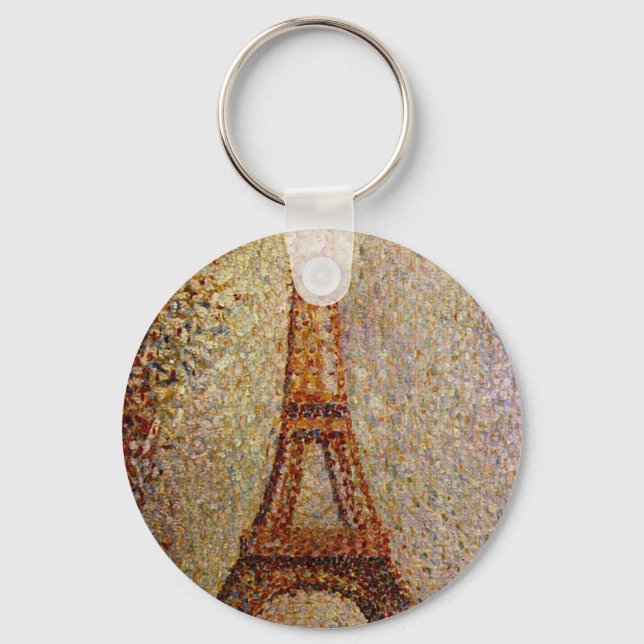 Chaveiro Georges Seurat: A Torre Eiffel (1889) (Frente)