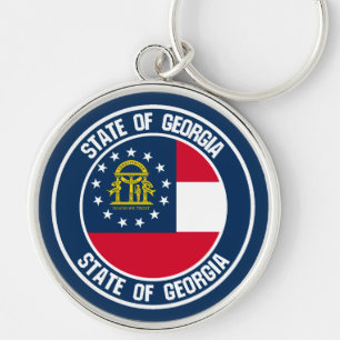 Chaveiro Georgia Round Emblem