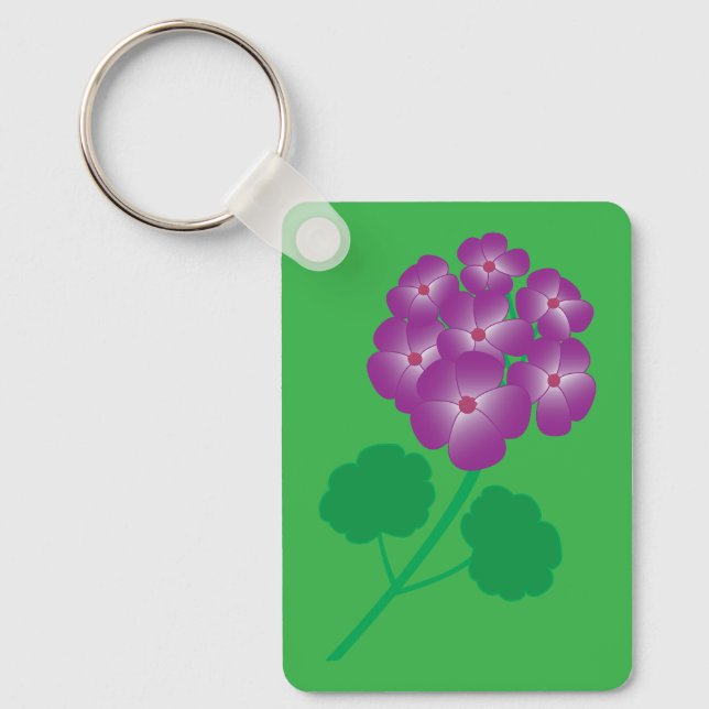 Chaveiro Geranium Flowers (Frente)