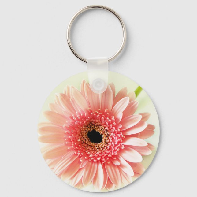 Chaveiro Gerbera Daisy Pinback Button (Frente)