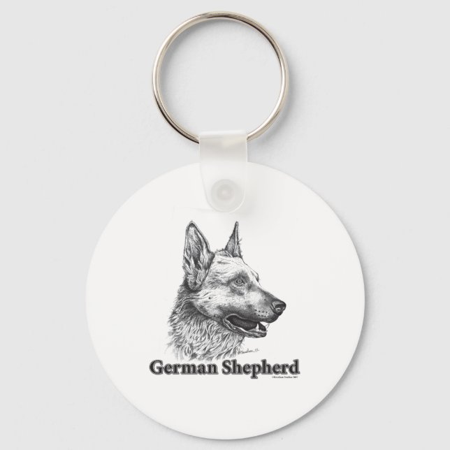Chaveiro German shepherd (Frente)