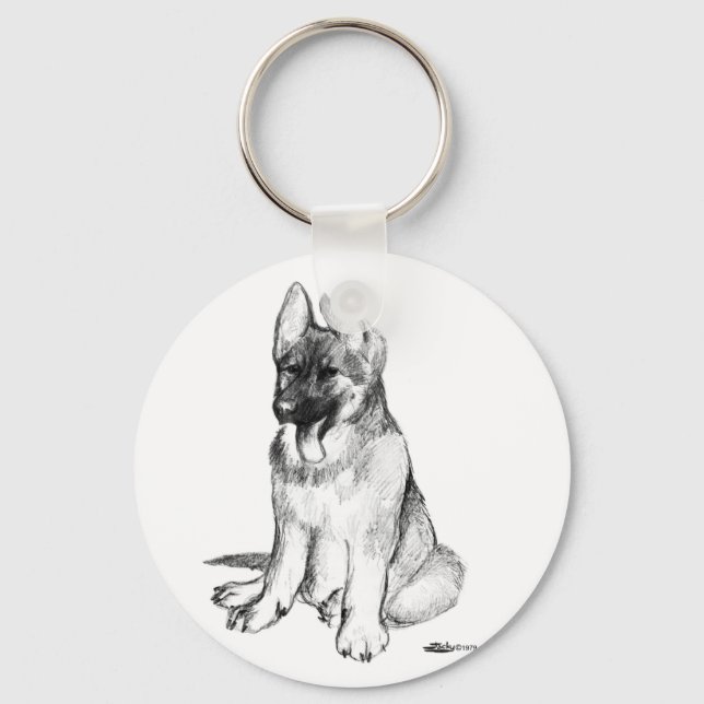 Chaveiro German shepherd (Frente)