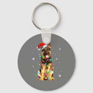 Chaveiro German shepherd Cão Árvore Natal Doce Natal Xmas