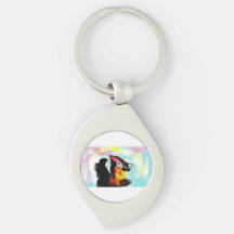 German Shepherd  colorful