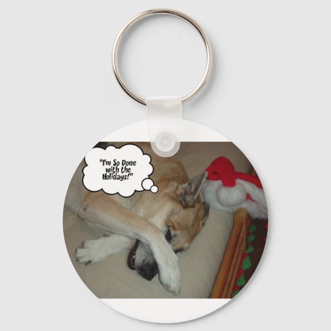 Chaveiro German shepherd de Natal (Frente)
