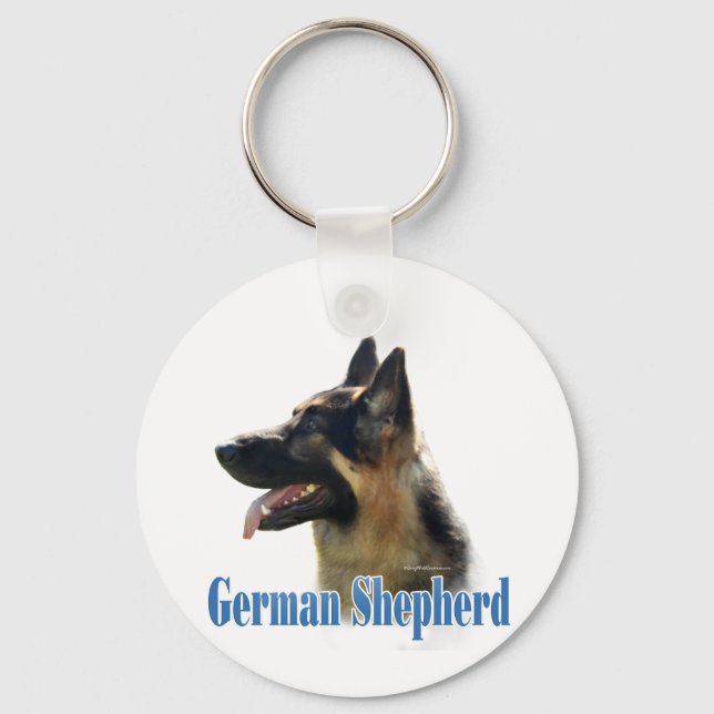 Chaveiro German shepherd de nome (Frente)