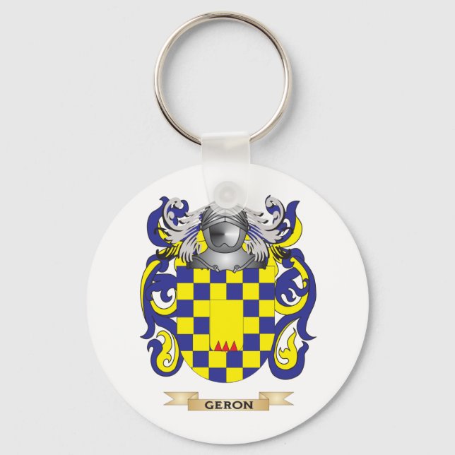Chaveiro Geron Casaco de Braços (Crest Familiar) (Frente)