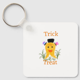 Chaveiro Gesto fantasma amarelo alaranjado ou travessar