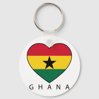 Chaveiro Ghana Soccer Heart “GHANA” - coração