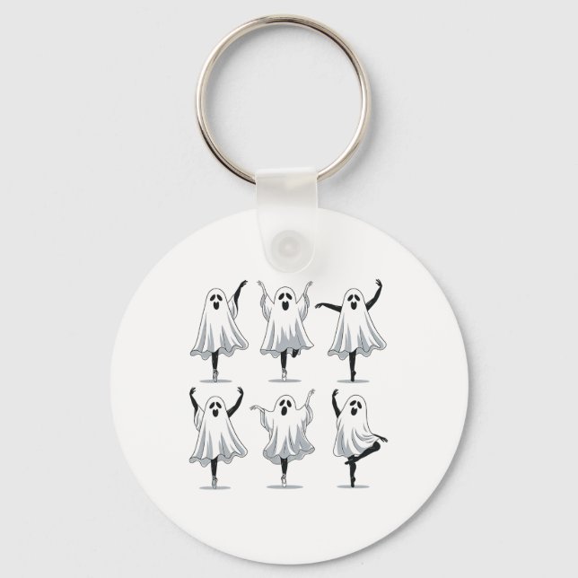 Chaveiro Ghost Ballerinas Halloween Dance Balé Fa (Frente)