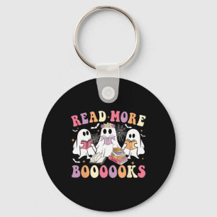Chaveiro Ghost Book Bonito Leia Mais Livros Engraçado Profe