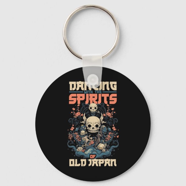 Chaveiro Ghost Demon Dançando Com O Espírito Do Antigo Japã (Frente)