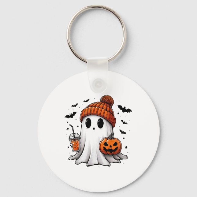 Chaveiro Ghost Ghost Coffee Halloween Ghost Ice Cof (Frente)