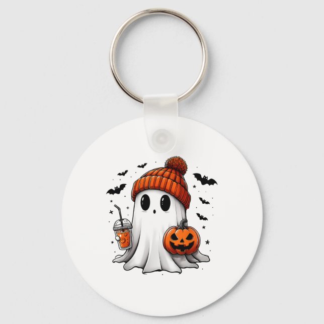 Chaveiro Ghost Ghost Coffee Halloween Ghost Ice Cof (Frente)