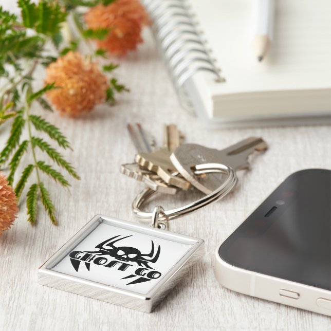 Chaveiro Ghost Go Spooky Season (Lateral)