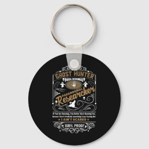 Chaveiro Ghost Hunter Paranormal Vintage Whiskey Style Desi
