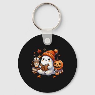 Chaveiro Ghost Leitura de Livro do Halloween Amava Cute Gho
