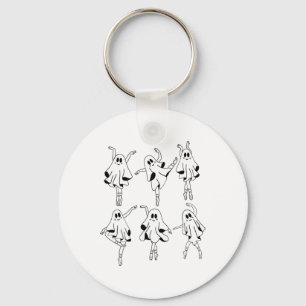 Chaveiro Ghost Llerinas Llet Dance Halloween Cute Ghost