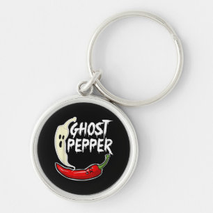 Chaveiro Ghost Pepper Funny Spicy Hot Halloween Peppe