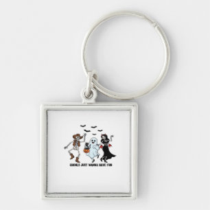 Chaveiro Ghouls Só Quer Divertir-Se - Dançando O Esqueleto