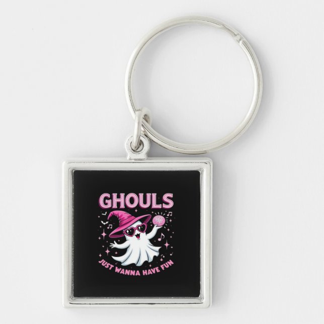 Chaveiro Ghouls Só Quer Divertir-Se No Dia das Bruxas - Sen (Frente)