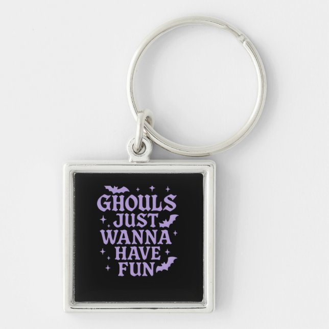 Chaveiro Ghouls Só Quer Divertir-Se - Teto Clássico De Hall (Frente)