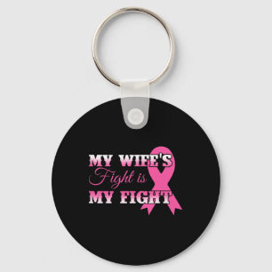 Chaveiro Gi de Consciência do Cancer de Mama de Suporte ao